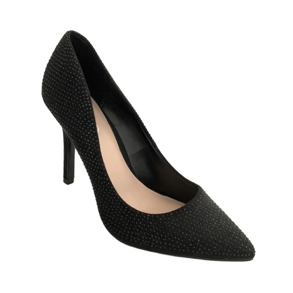 Aldo All Over Rhinestone Pumps Size 7.5M Black Heels